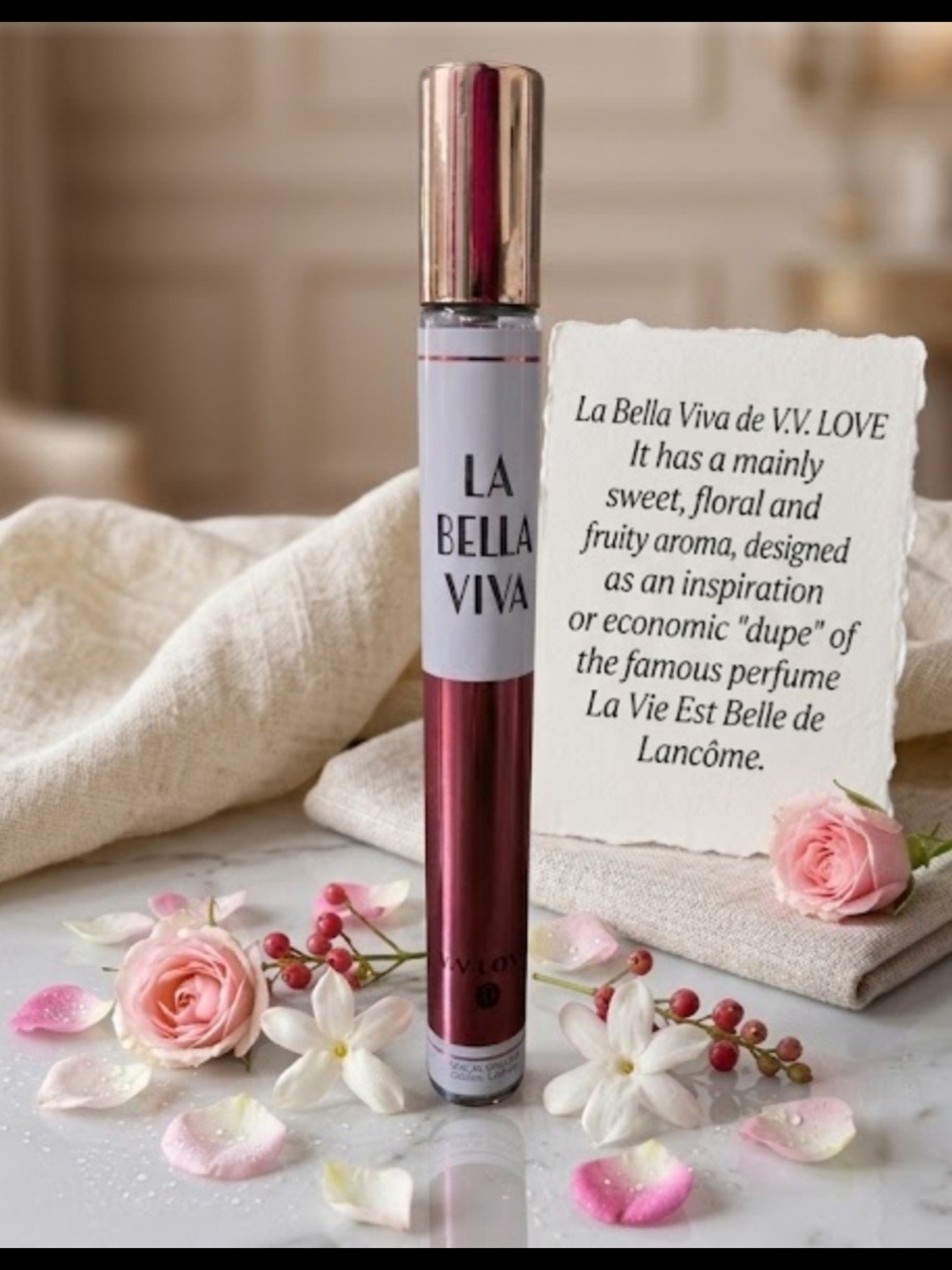 La Bella Viva and Yara Women's Rollerball Fragrance Duo - Orange & Rose - Picture 6 of 6
